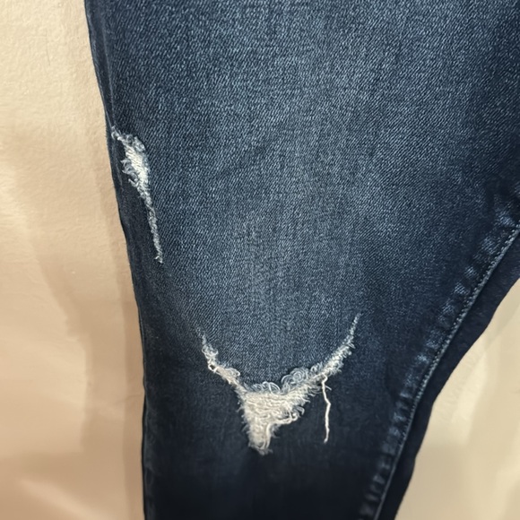 KanCan for Maurices high rise double exposed button distressed crop jeans sz 32 - Picture 9 of 13